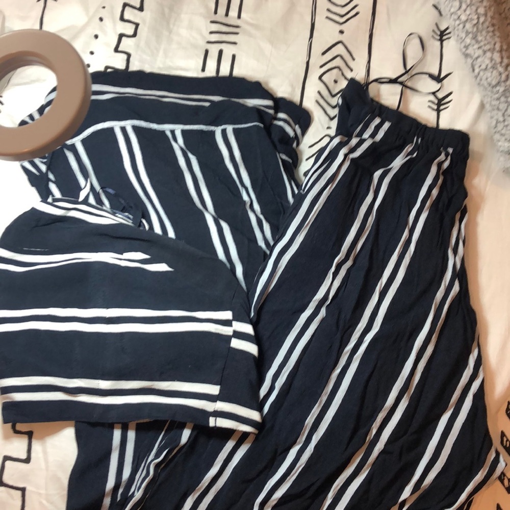 Pant striped set